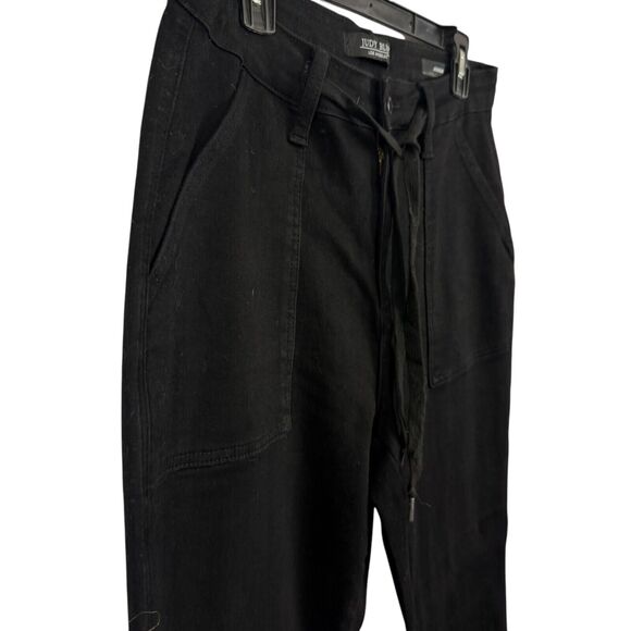 Judy Blue Jogger Womens Black Stretch High Waist Jeans Drawstring sz 13 / 31 - Picture 4 of 16